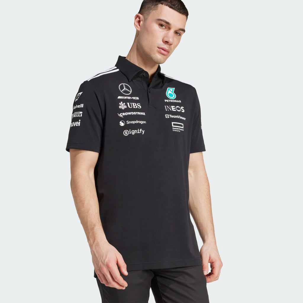 Camisa Polo Preta Mercedes - AMG Petronas Formula One Team