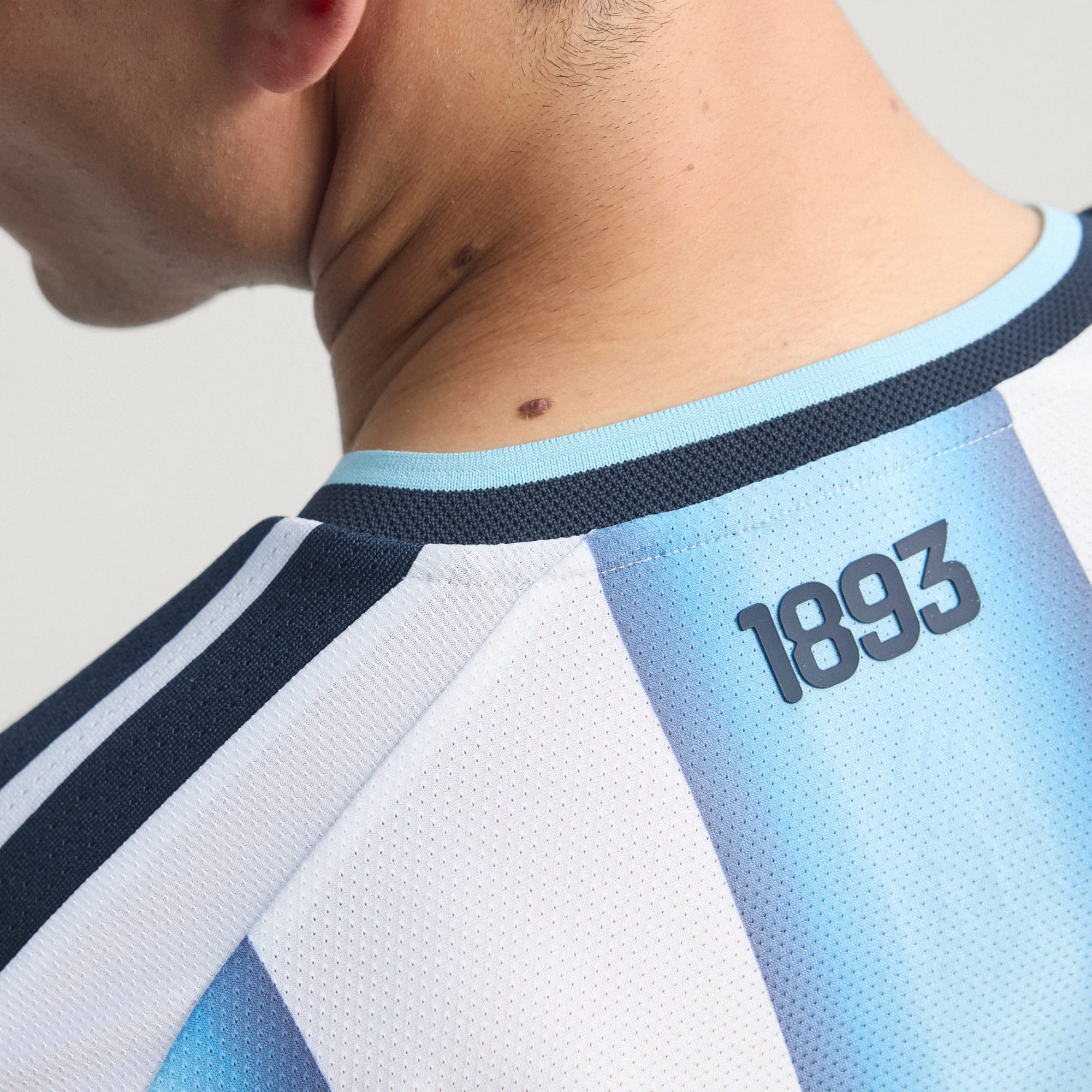 Camisa Titular da Seleção Argentina 26 Versão do Jogador