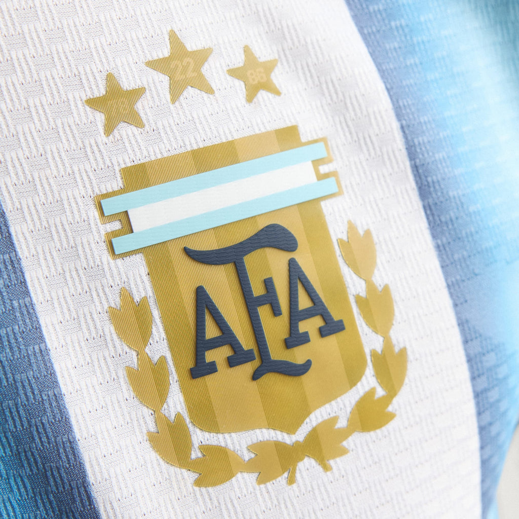 Camisa Titular da Seleção Argentina 26 Versão do Jogador
