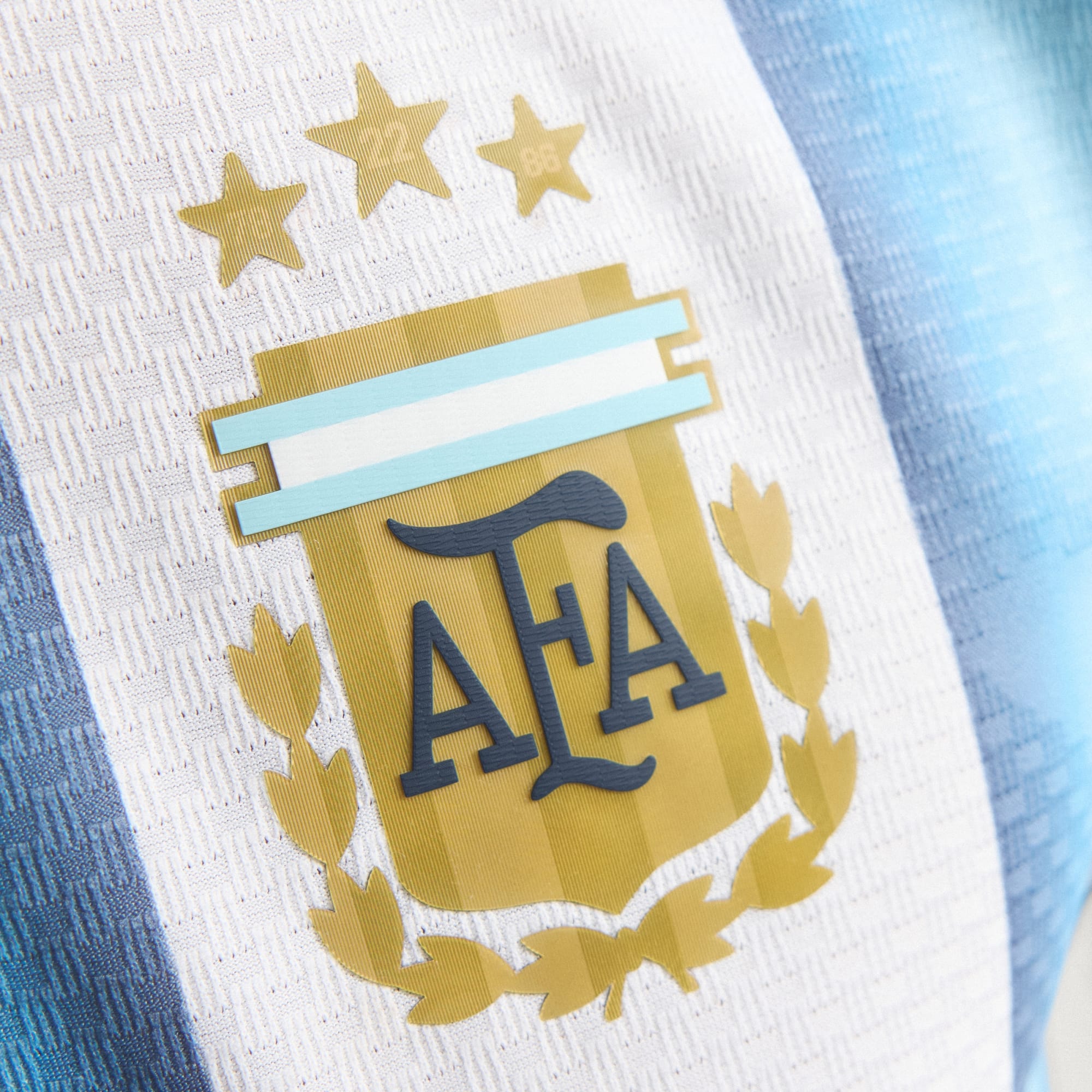 Camisa Titular da Seleção Argentina 26 Versão do Jogador