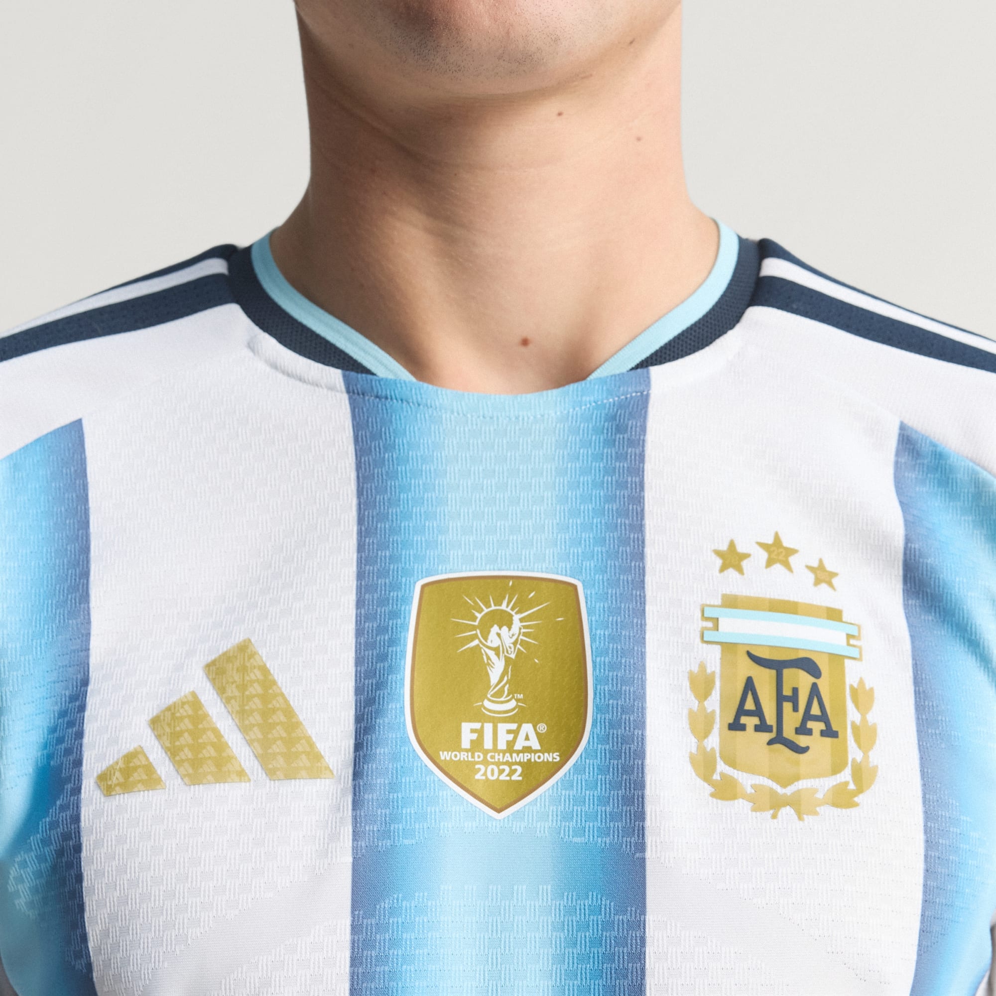Camisa Titular da Seleção Argentina 26 Versão do Jogador