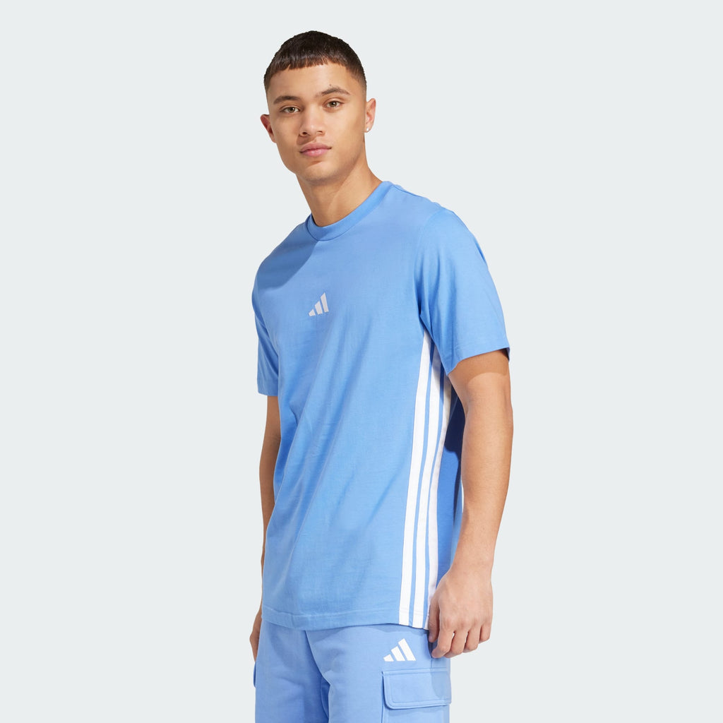 Camiseta Malha Simples Essentials Três Listras