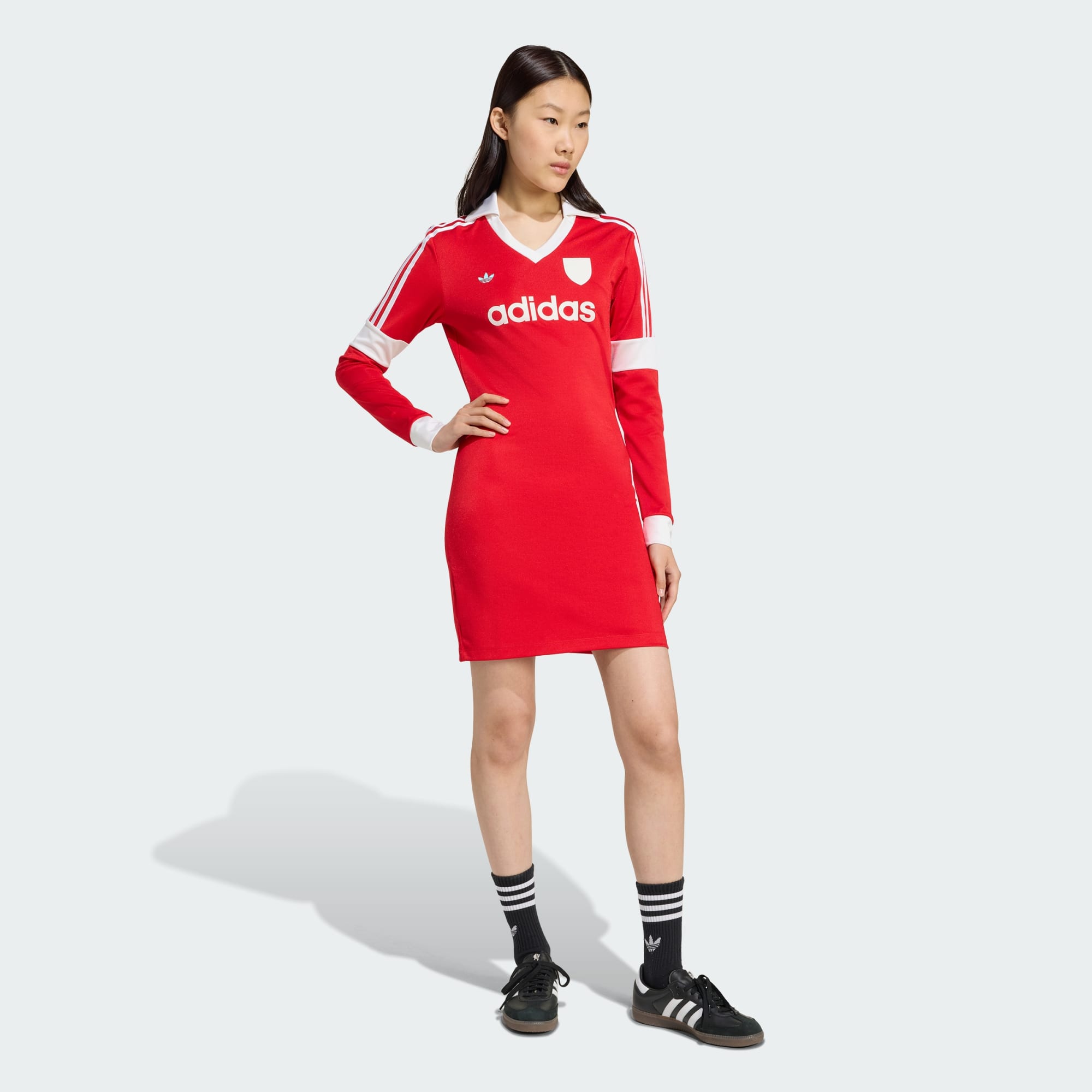 Vestido de camisa de futebol com estampa